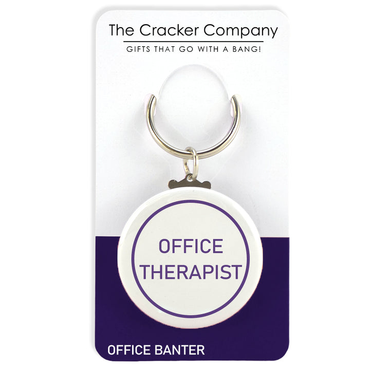 Office Therapist | Fun Keyring | Office Banter | Cracker Filler Gift