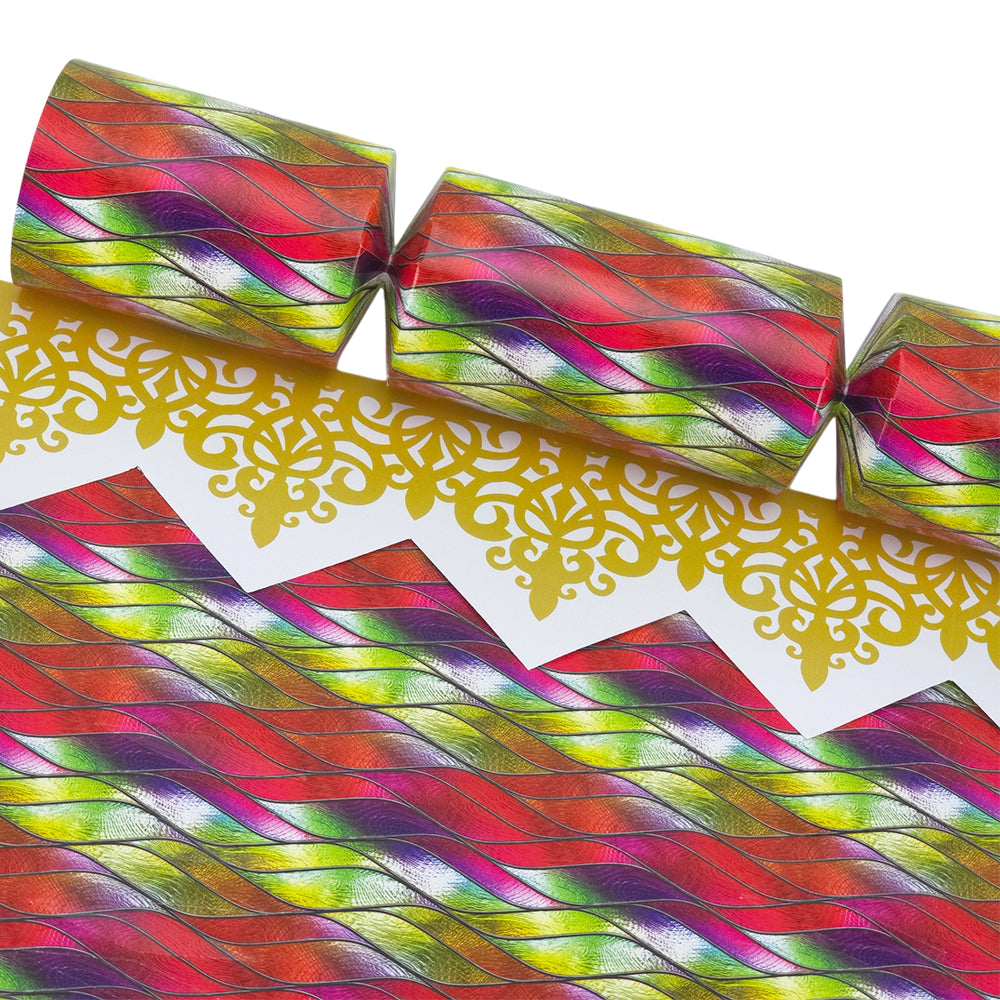 Stained Glass Swirls | Cracker Making Craft Kit | Make &amp; Fill Your Own