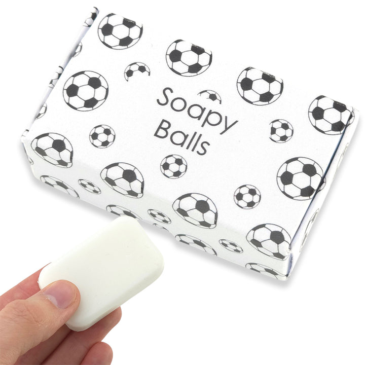 Soapy Balls | Football | 20g Travel Soap Bar | Little Gift | Cracker Filler