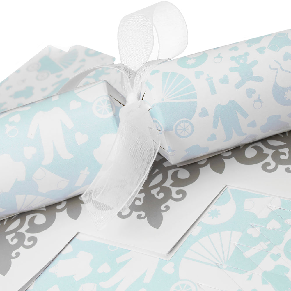 Blue Baby Shower | Cracker Making Craft Kit | Make &amp; Fill Your Own