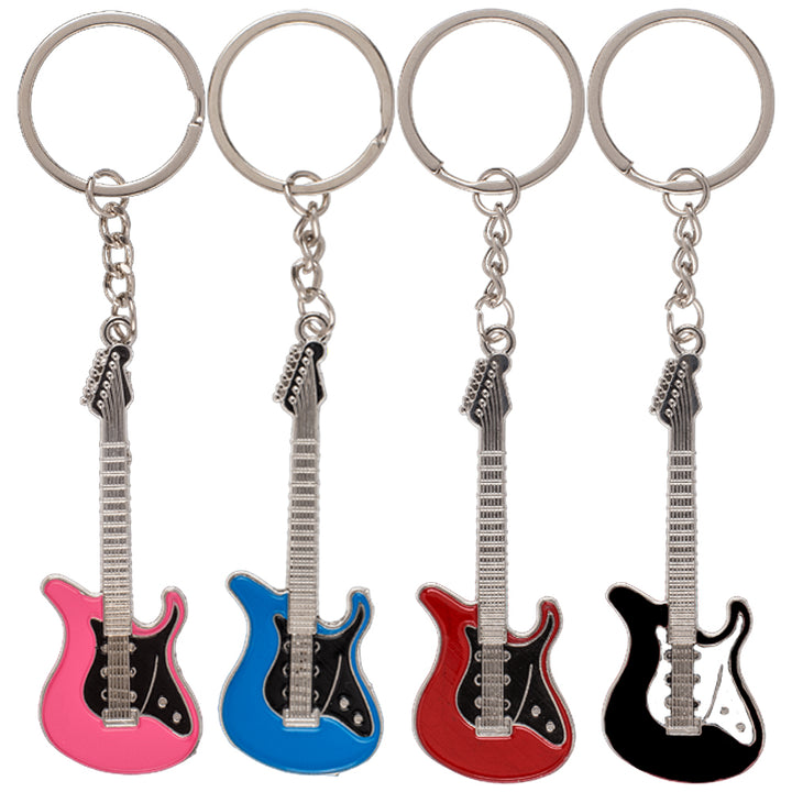 Rock Guitar | Metal Keyring | Single | Little Gift | Cracker Filler