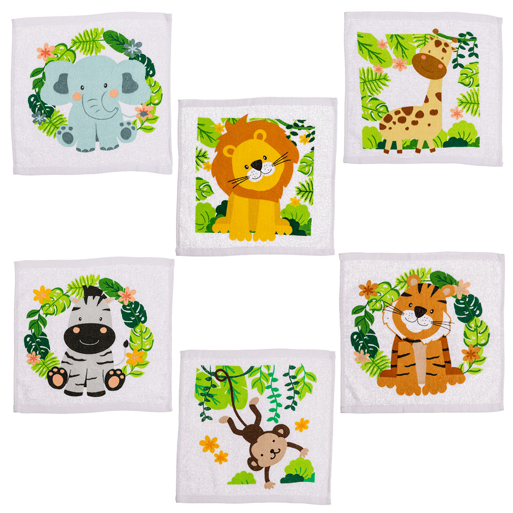 Safari Animals | Magic Expanding Flannel | Single | Little Gift | Cracker Filler