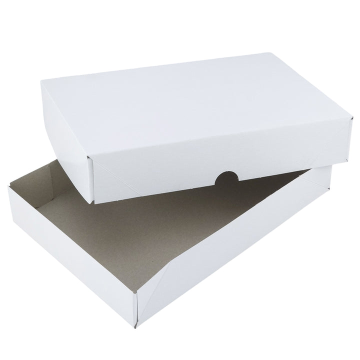 White or Kraft | Basic Box for Standard Handmade Crackers | Holds 4