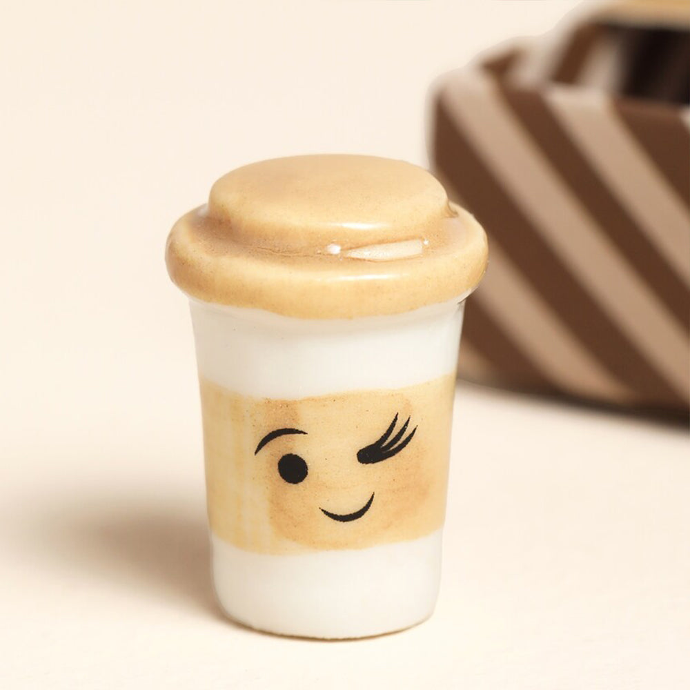 Love You A Latte | Mini Matchbox &amp; Coffee Token | Little Gift | Cracker Filler