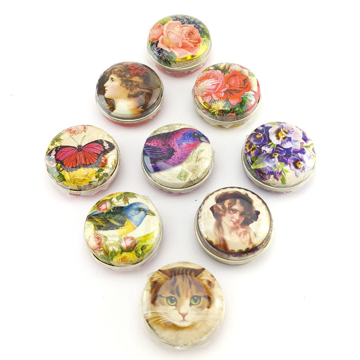 Nostalgic Mini Tins | Mini Vintage Style Gift | Cracker Filler