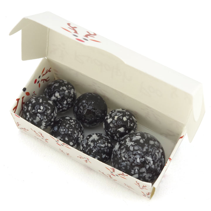 Rudolph Poos | Mini Box of Marbles for Kids | Cracker Filler | Party Bag Gift