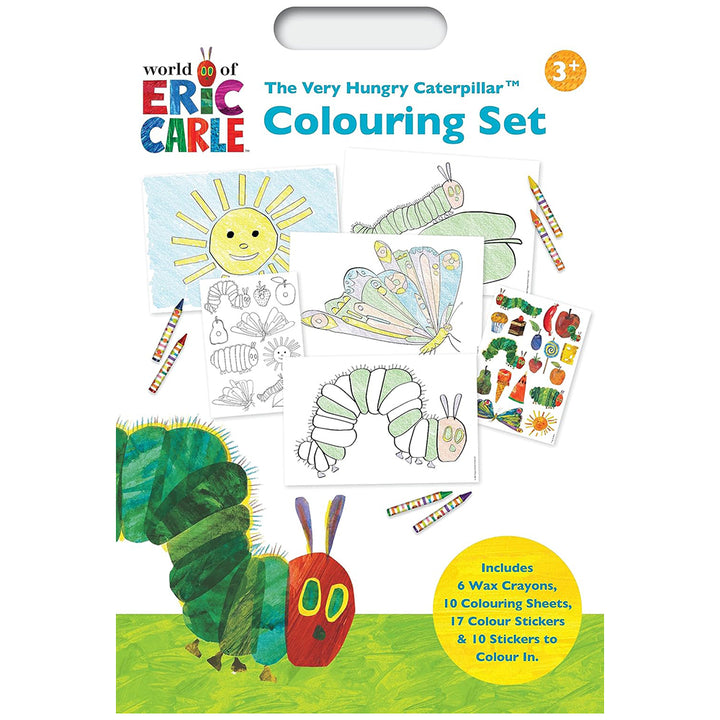 Very Hungry Caterpillar | Colouring Set with Crayons & Stickers | Rainy Day Gift