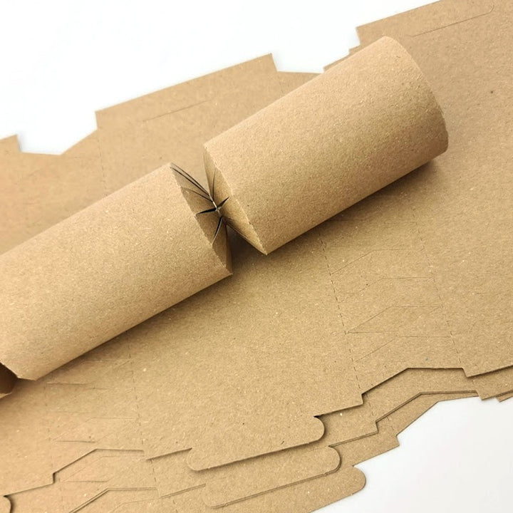 Natural Recycled Kraft | Make Your Own Crackers with Accessories | Craft Kit