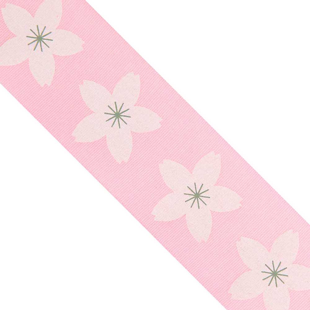 Mid Pink | Cherry Blossom | Sakura | Taffeta Ribbon | 38mm Wide | 3m