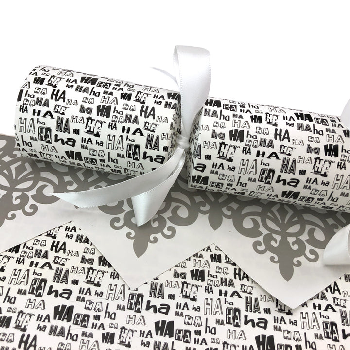 Ha Ha Ha Print | Cracker Making Craft Kit | Make &amp; Fill Your Own