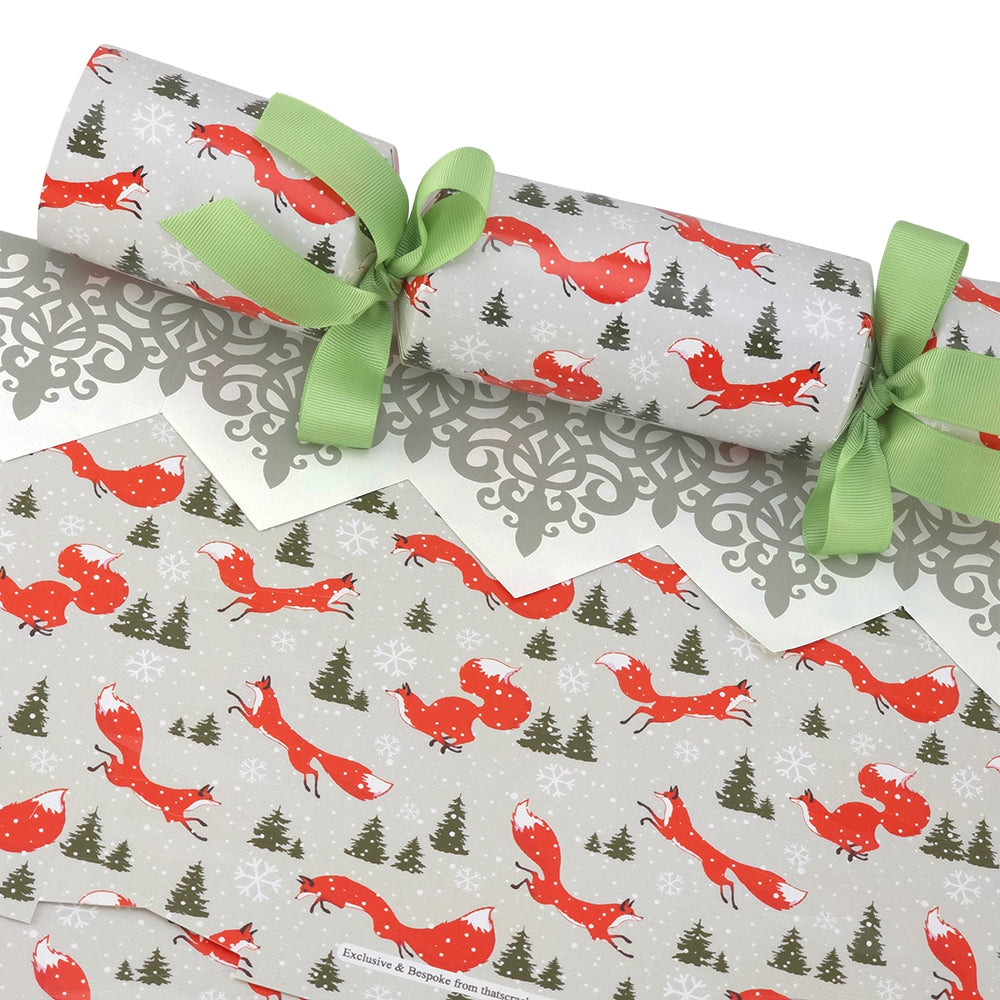 Christmas Fox | Cracker Making Craft Kit | Make & Fill Your Own