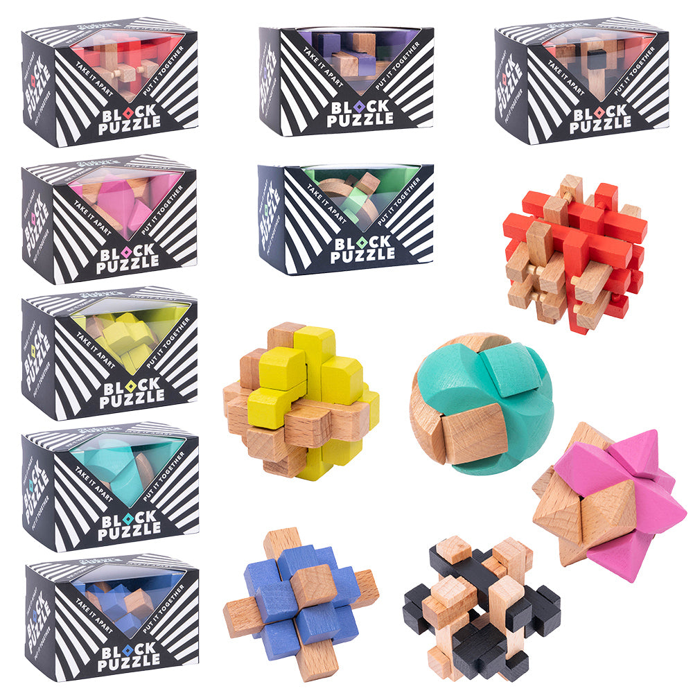 Chunky Wooden Mind-bending Puzzles | Table Game &amp; Stocking Filler Gift