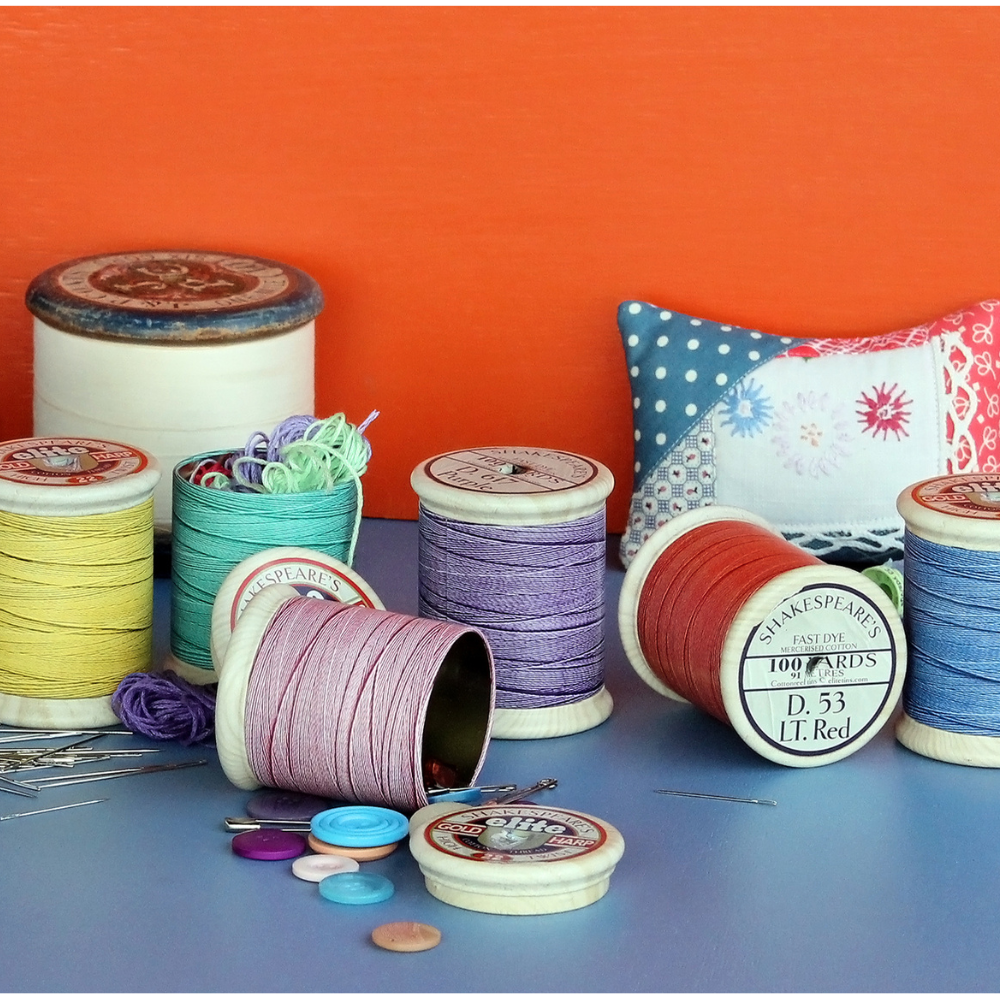 Cotton Reel Design Tins | 8cm x  6.5cm | Little Gift | Cracker Filler