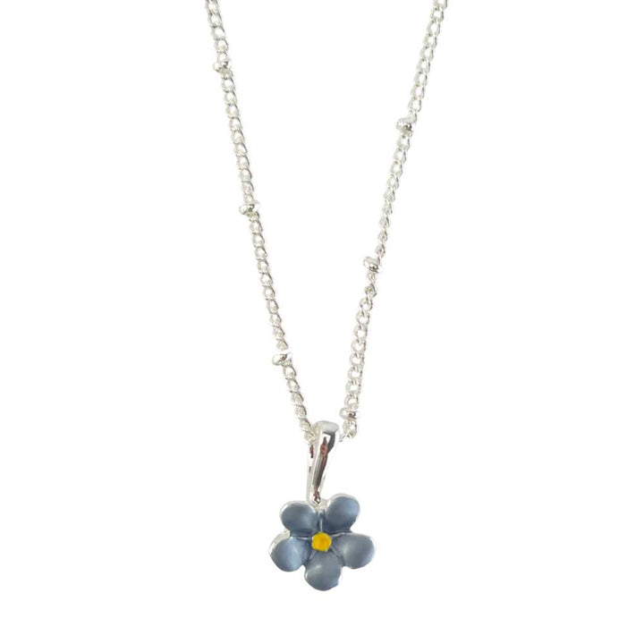 Petit Forget Me Not Necklace | Pendant on Chain | Mini Gift | Cracker Filler