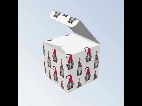 Chirpy Robin | Mini Gift Box | 5cm Cube | 6 Boxes