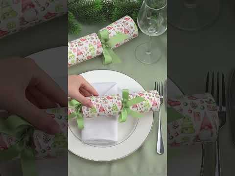 Watercolour Christmas Gonks | Cracker Making Craft Kit | Make and Fill Your Own
