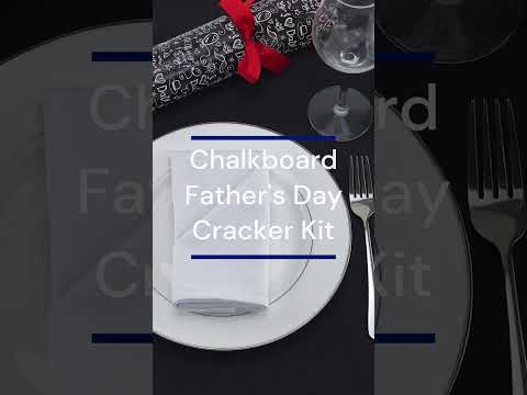 Chalkboard Fathers Day | Cracker Making Craft Kit | Make and Fill Your Own