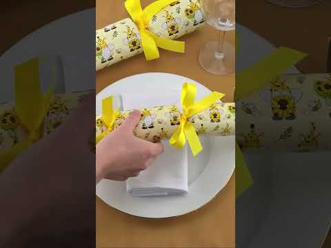 Summer Bee Gonks | Cracker Making Craft Kit | Make and Fill Your Own