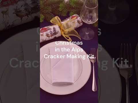 Christmas in the Alps | Cracker Making Craft Kit | Make &amp; Fill Your Own