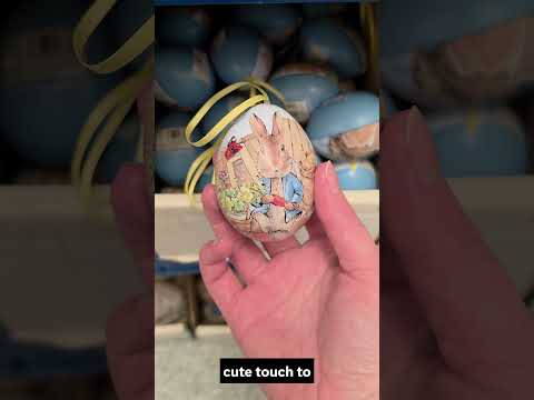 Peter Rabbit Two-Part Tinware Eggs | Fillable Easter Gift