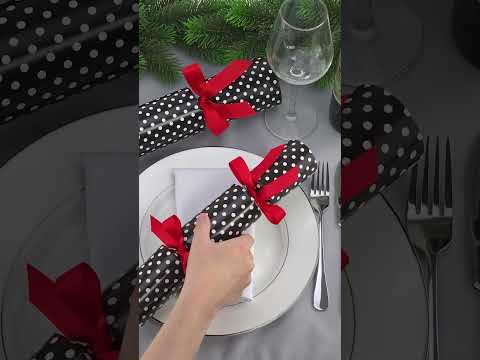 Monochrome Maxi Polka Dot | Cracker Making Craft Kit | Make and Fill Your Own