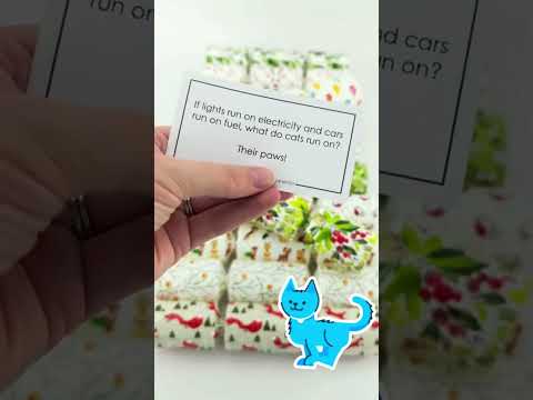 Cat Themed Cracker Jokes | Set of 12 | For Cracker Making