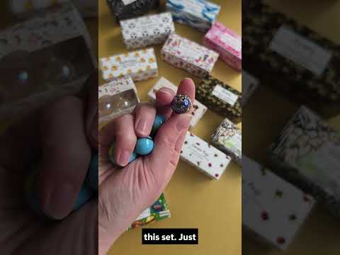 Easter Eggs Fantasia | Mini Box of Marbles | Cracker Filler | Little Gift