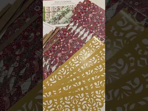 Red Strawberry Thief | William Morris | Cracker Making Craft Kit