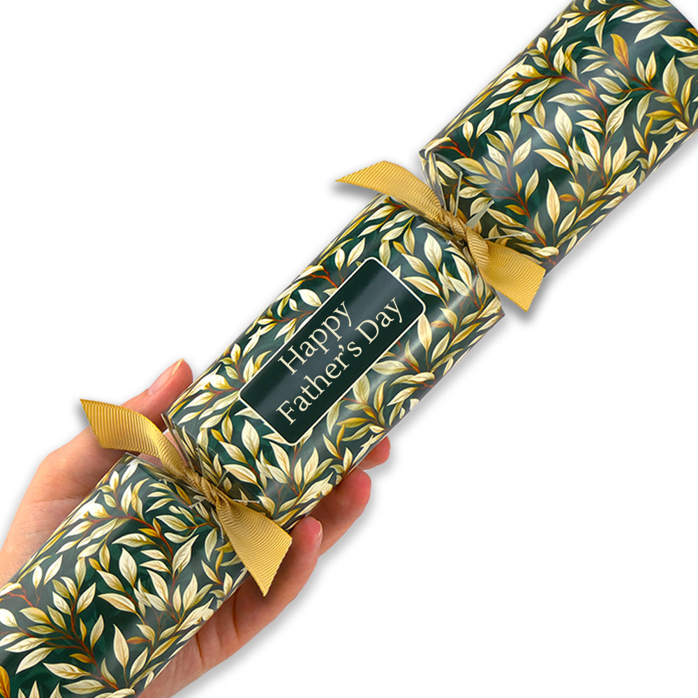 Golden Foliage | Happy Father's Day Cracker Making Craft Kit | Make Your Own
