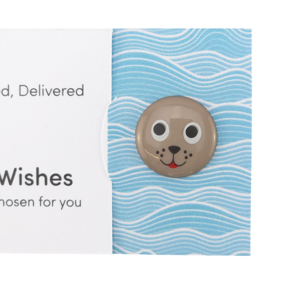 Signed, Sealed, Delivered | Button Wishes Sew On Token | Cracker Filler