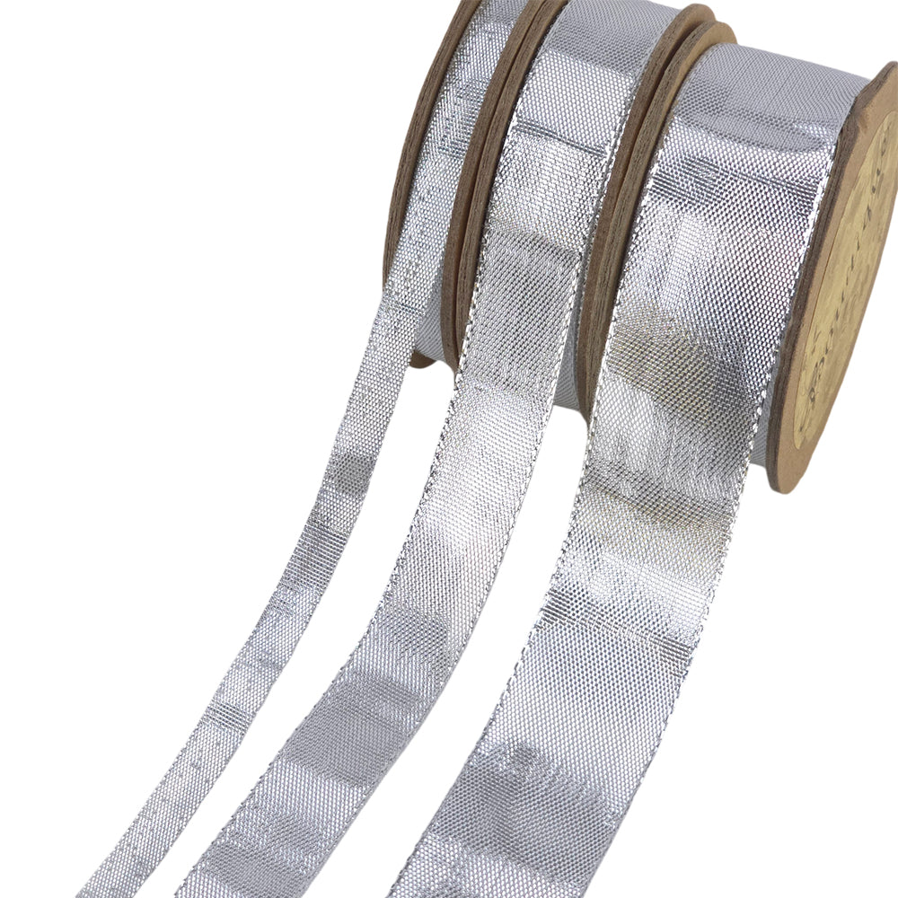 Gold or Silver | Metallic Ribbon | 7mm, 15mm or 25mm Wide | 5m Reel