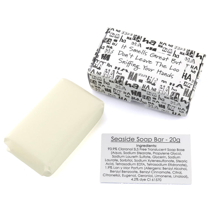 Don’t Sniff Your Hands! | Seaside | 20g Travel Soap Bar | Mini Cracker Filler