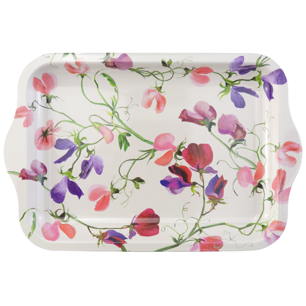 Sweet Peas | Tinware Tray | 24 x 16cm | Emma Bridgewater Gift