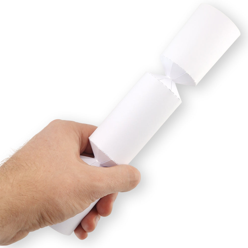 Pure White | Small Crackers | Make &amp; Fill Your Own Crackers | Eco Recyclable
