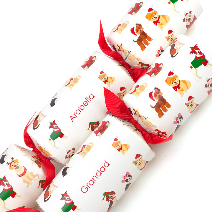 Personalised Cracker Making Craft Kit | Christmas Dogs | Minimum 4