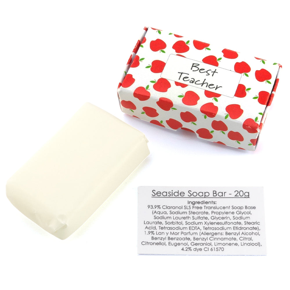 Best Teacher | Seaside | 20g Travel Soap Bar | Little Gift | Cracker Filler