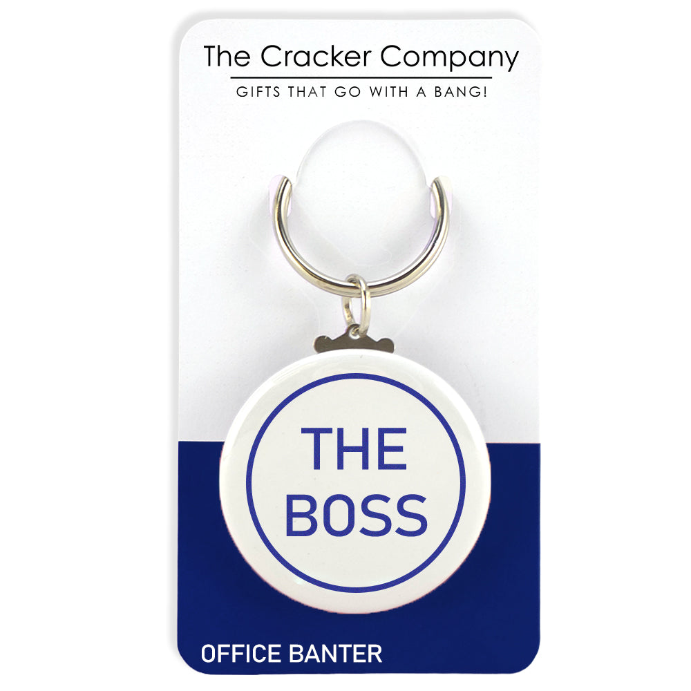 The Boss | Fun Keyring | Office Banter | Cracker Filler Gift