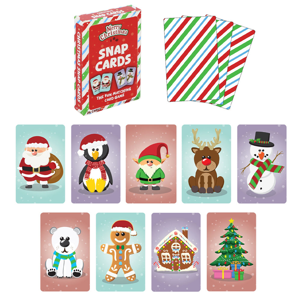 Christmas Snap Cards for Kids | Mini Gift | Cracker Filler