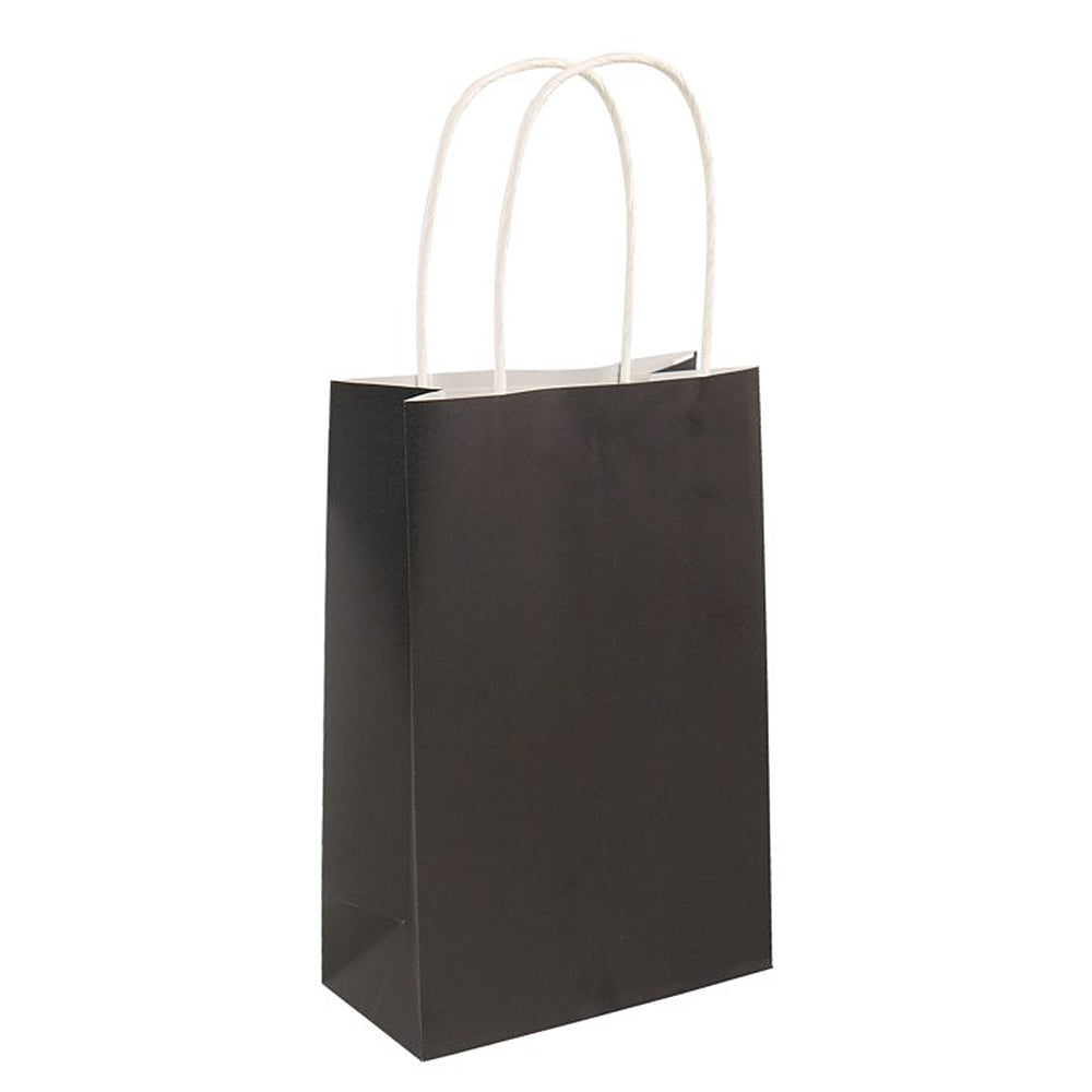 Paper Party Bags with Paper Handles | Choice of Colours | Recyclable | 21x14x7cm