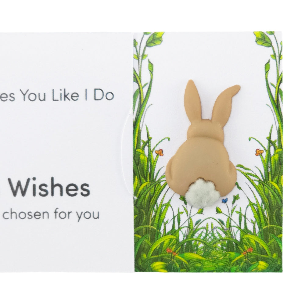 No Bunny Loves You Like I Do | Button Wishes Sew On Token | Cracker Filler