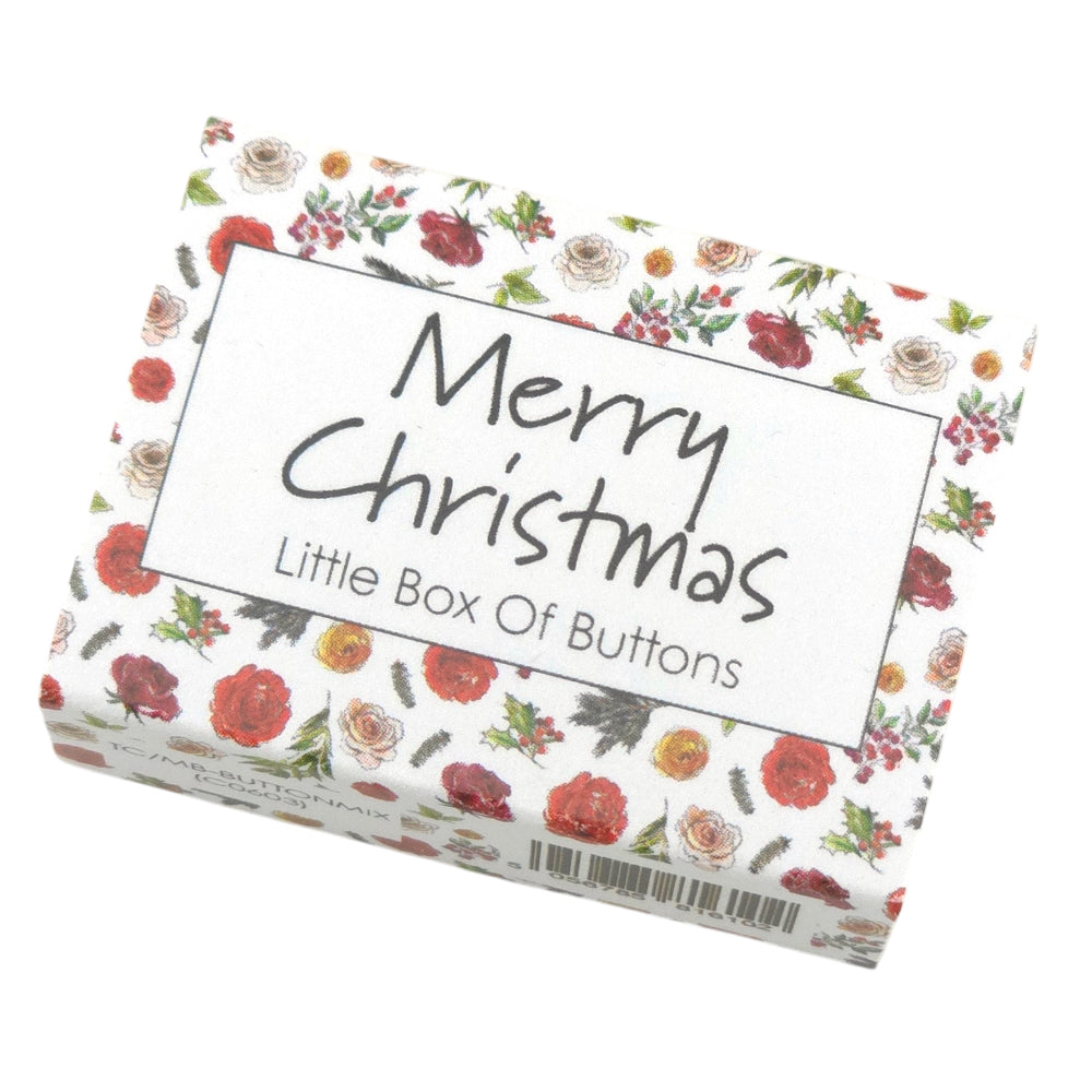 Christmas Flora | Little Crafty Box of Buttons | Cracker Filler | Mini Gift