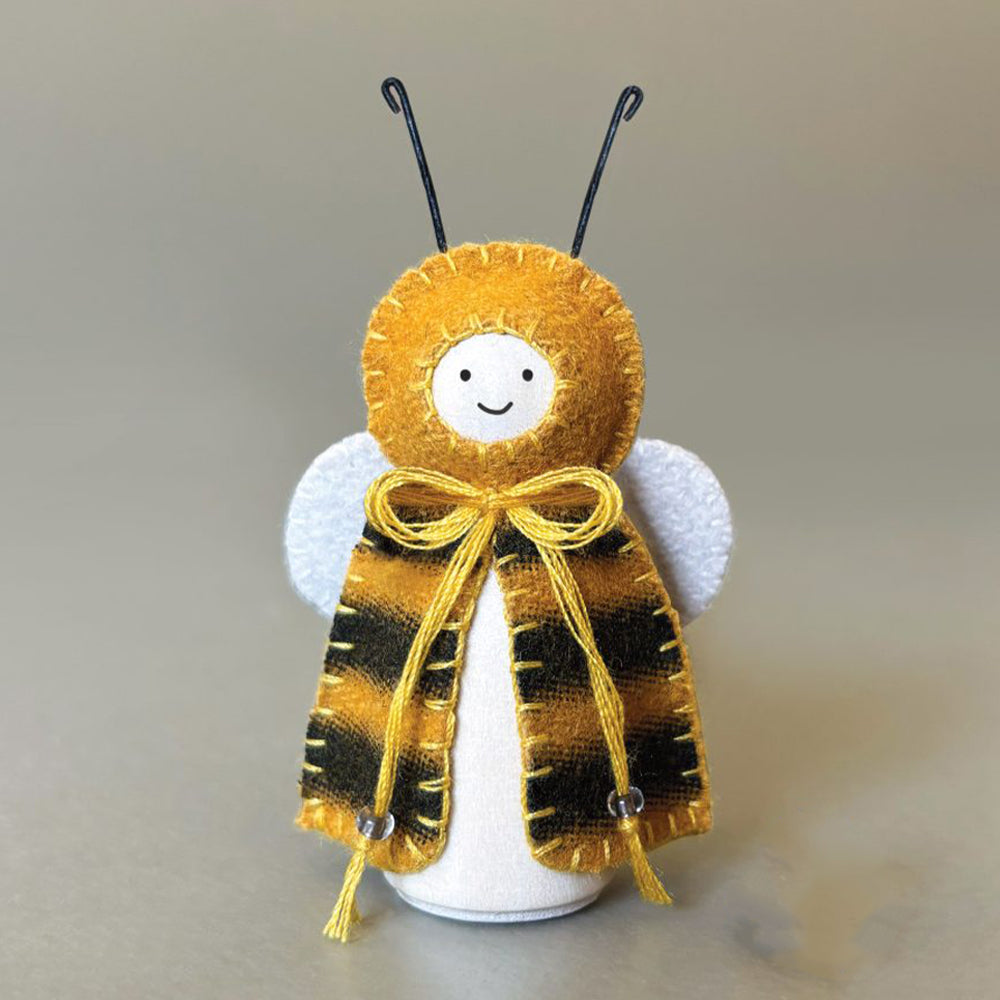 Bumble Bee | Wood & Felt Freestanding Ornament | Little Gift | Cracker Filler