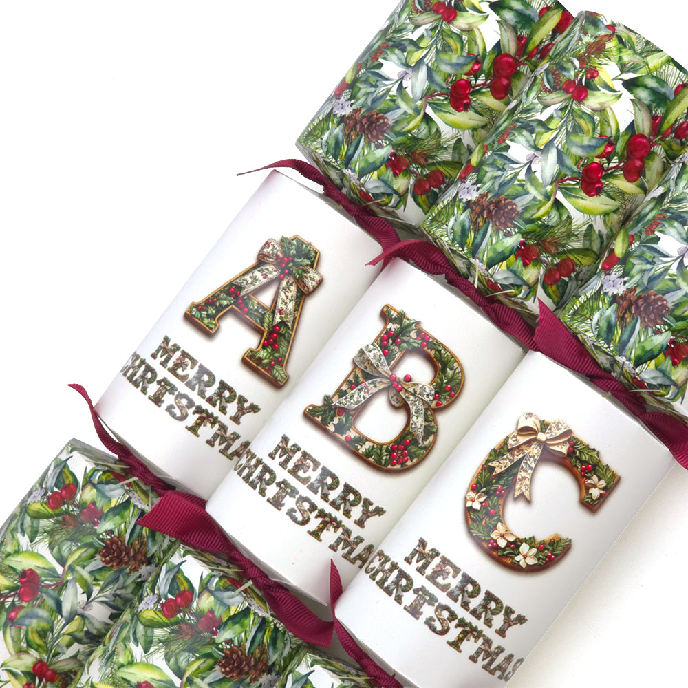 Letters A to Z | Single Christmas Cracker Making Craft Kit | Traditional Design