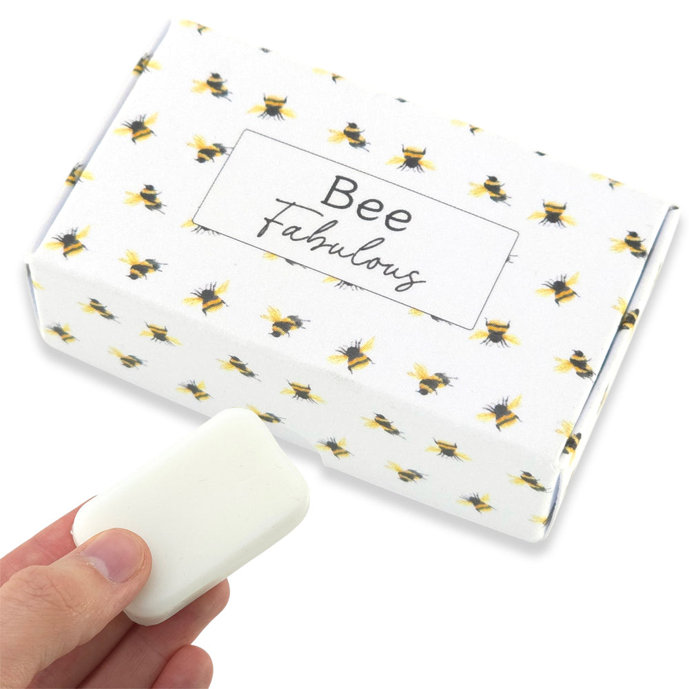 Bee Fabulous | Zanzibar & Cedarwood | 20g Travel Soap Bar | Mini Cracker Filler