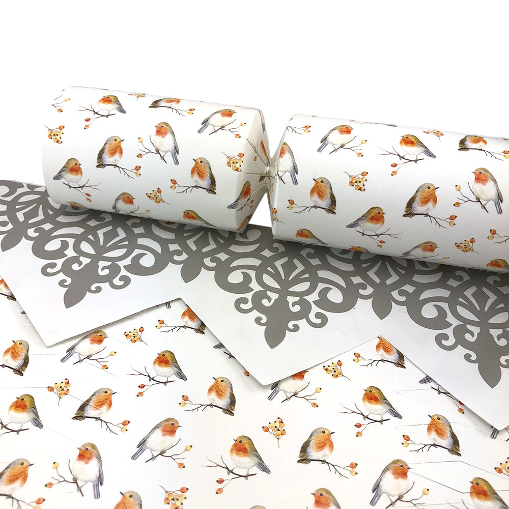 Watercolour Robin | Christmas Cracker Making Craft Kit | Make &amp; Fill Your Own