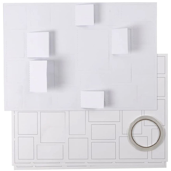 5 Jumbo 2-Part Colour &amp; Decorate Your Own Flat Card Advent Calendars