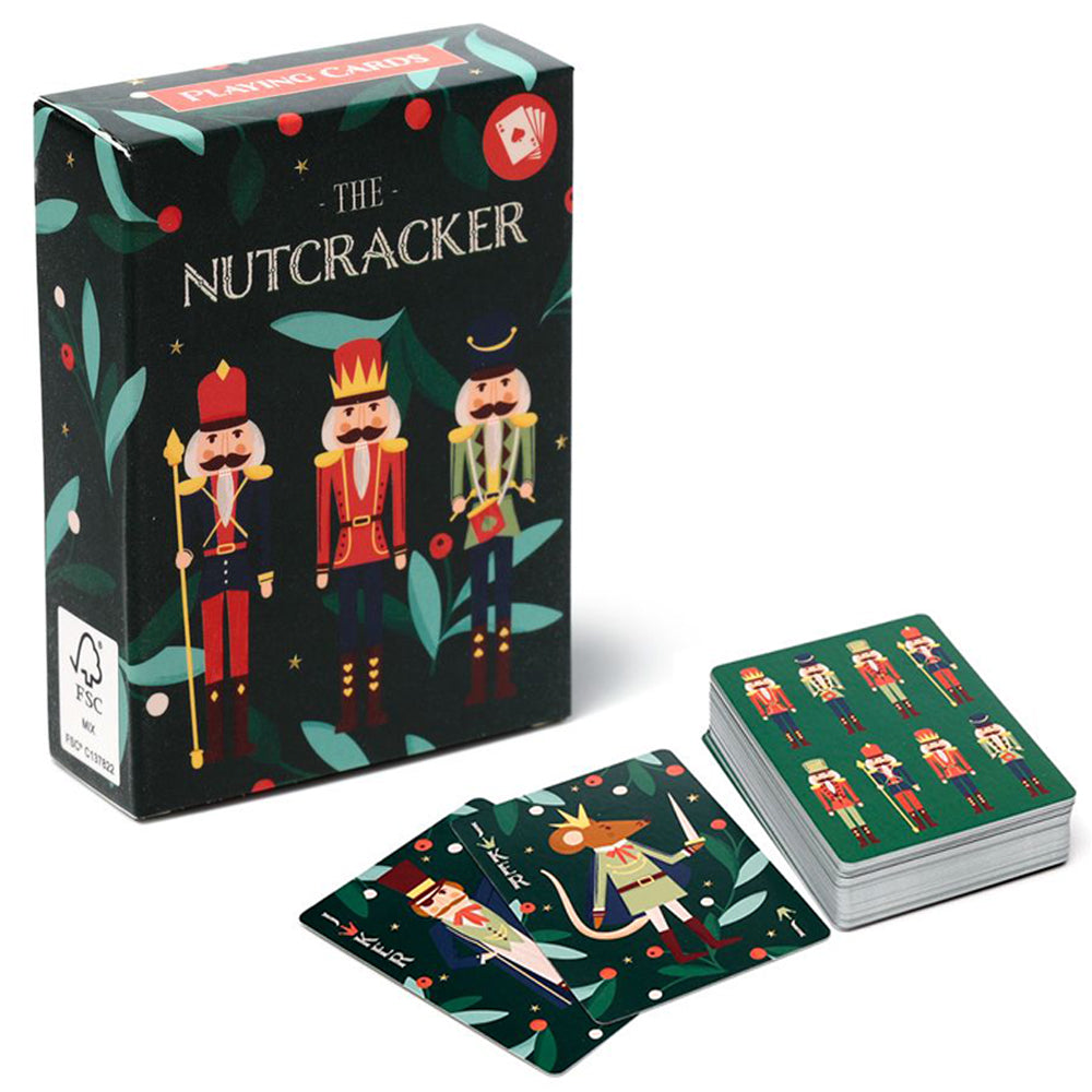 Christmas Nutcracker Themed Printed Playing Cards | Mini Gift