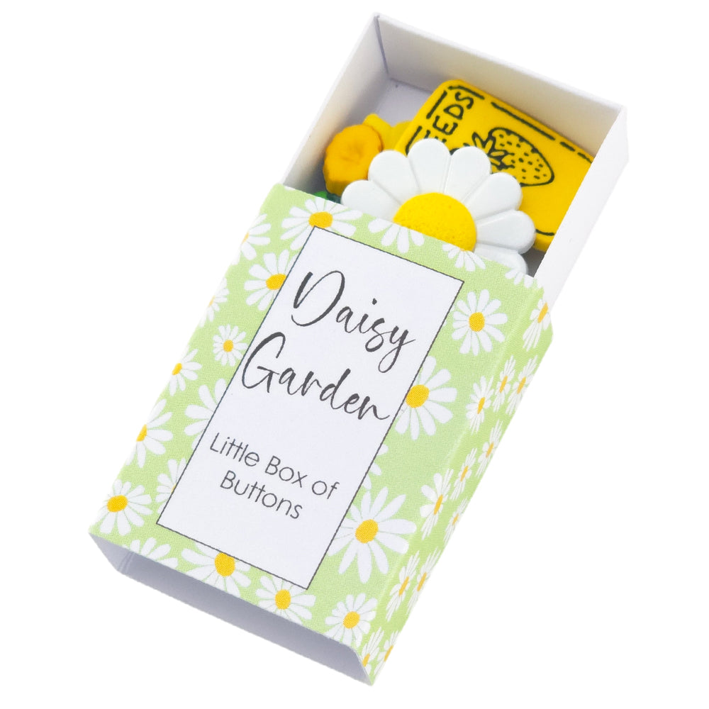 Daisy Garden | Little Box of Buttons | Mini Gift | Cracker Filler