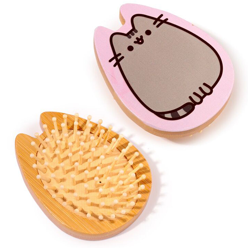 Pusheen the Cat | Bamboo Hair Brush | Little Gift