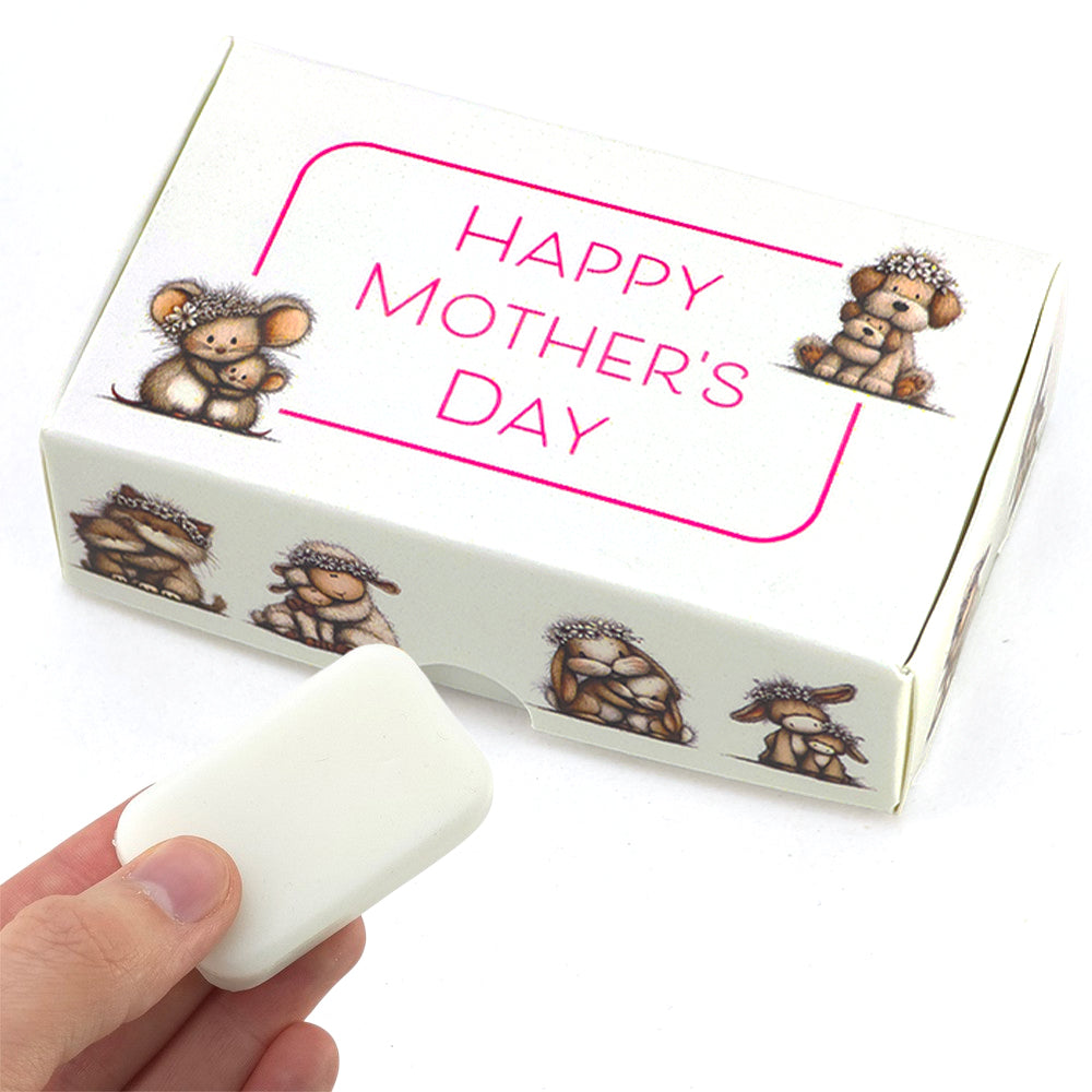 Happy Mother's Day | Tea Rose | 20g Travel Soap Bar | Cracker Filler
